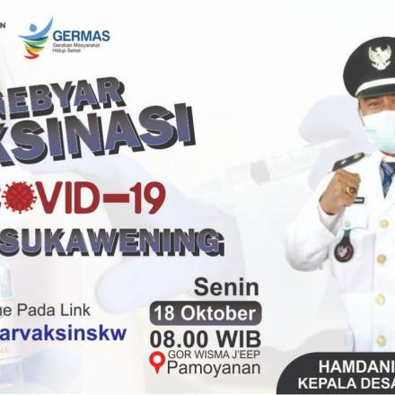 GEBYAR VAKSIN DESA SUKAWENING